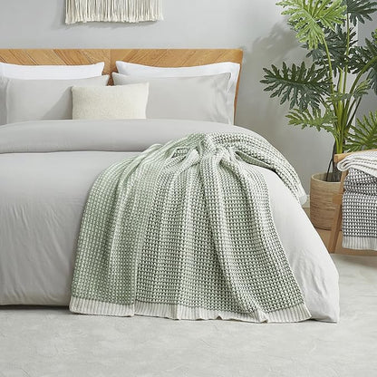 Amélie Home Waffle Chenille Throw Blanket - Image 7
