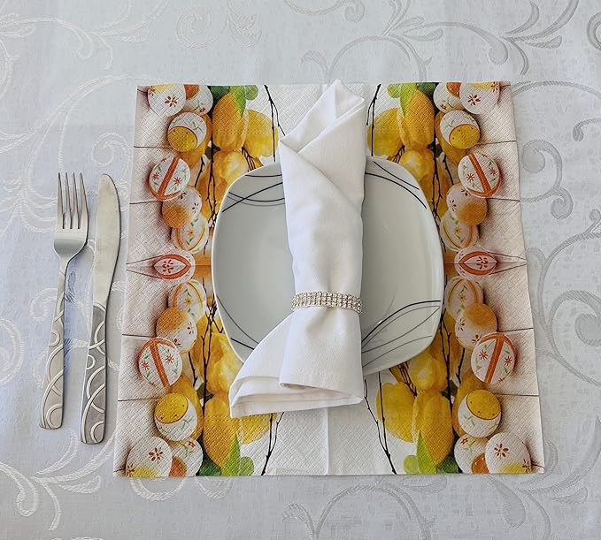 AM Decor Easter Luncheon Paper Napkins 20-Count Dinner Paper Napkins - Image 6