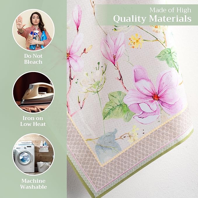 Maison d' Hermine Kitchen Towels Set of 2 100% Cotton 27.50" x 20" Reusable - Image 3
