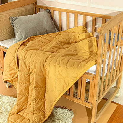 NTBAY Down Alternative Toddler Comforter, Lightweight and Warm Solid Color Baby - Image 5