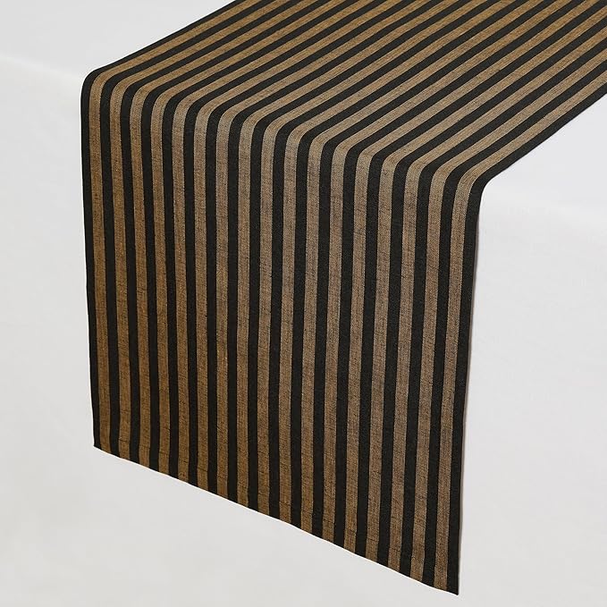 Solino Home Striped Table Runner 132 Inches Long - Image 2
