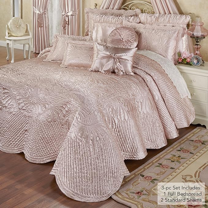 Touch of Class Portia Luxury Bedding | Posh Rose Quartz | Premier Quilted - Image 2