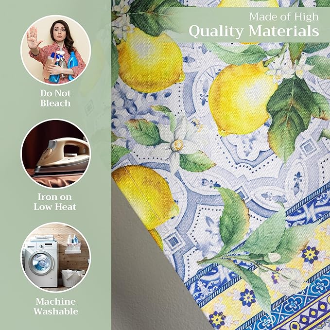 Maison d' Hermine Kitchen Towels Set of 3 100% Cotton 27.50" x 20" Reusable - Image 3