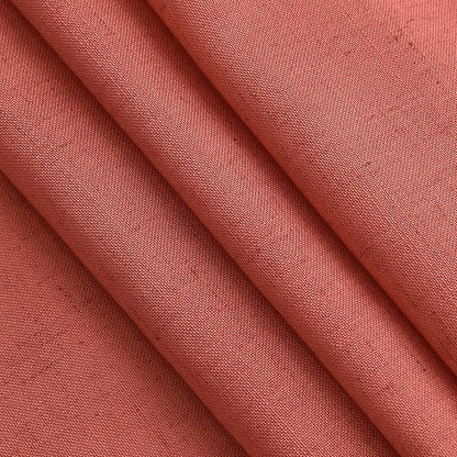 Coral Semi Sheer Linen Blend Curtains 120 Inches Long 2 Panels Set Back Tab - Image 5