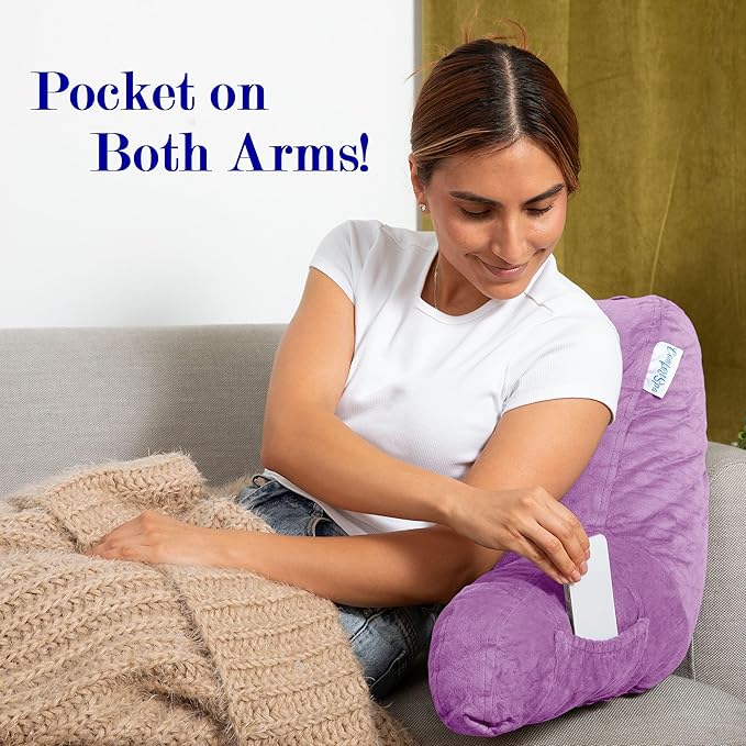 ComfortSpa Reading Pillow for Kids Teens Adult, Back Rest Pillow - Image 5