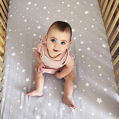 Newton Baby Fitted Mini Crib Sheets | Organic Muslin Cotton, Breathable & Soft - Image 7