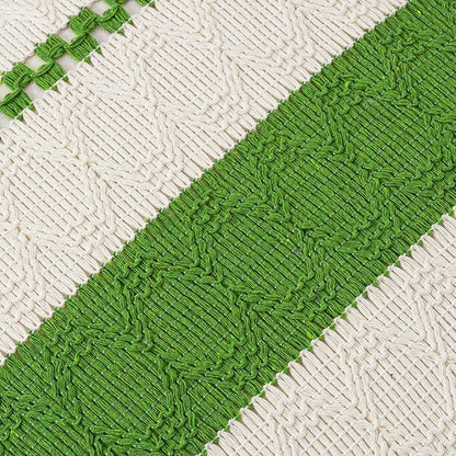 Fancy Homi Set of 2 Boho Lime Green Decorative Throw Pillow Cover 20x20 Inch - Image 4