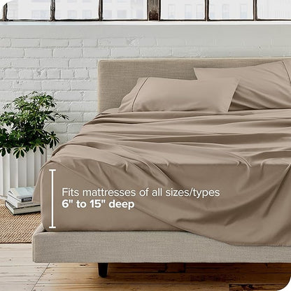 Bare Home Split Head Flex King Sheet Set - Image 6
