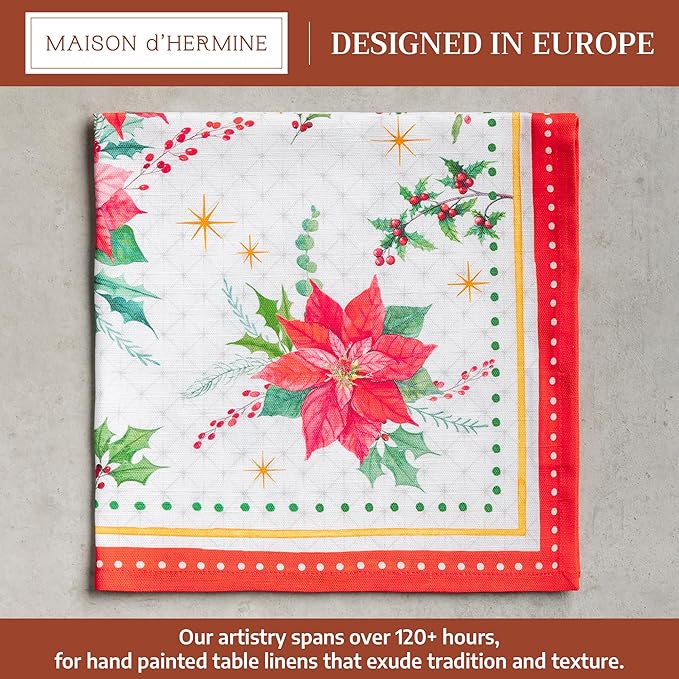Maison d' Hermine Cloth Napkins Set of 4 100% Cotton - Image 2