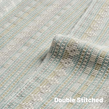 FUTEI Green Blue Decorative Throw Pillow Covers 24x24 Inch Set of 2, Soft Cozy - Image 4