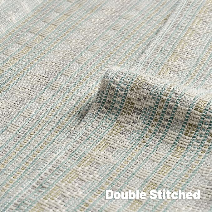 FUTEI Green Blue Decorative Throw Pillow Covers 18x18 Inch Set of 2, Soft Cozy - Image 4