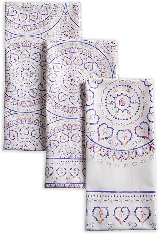 Maison d' Hermine Kitchen Towels Set of 3 100% Cotton 27.50" x 20" Reusable by MaisondHermine