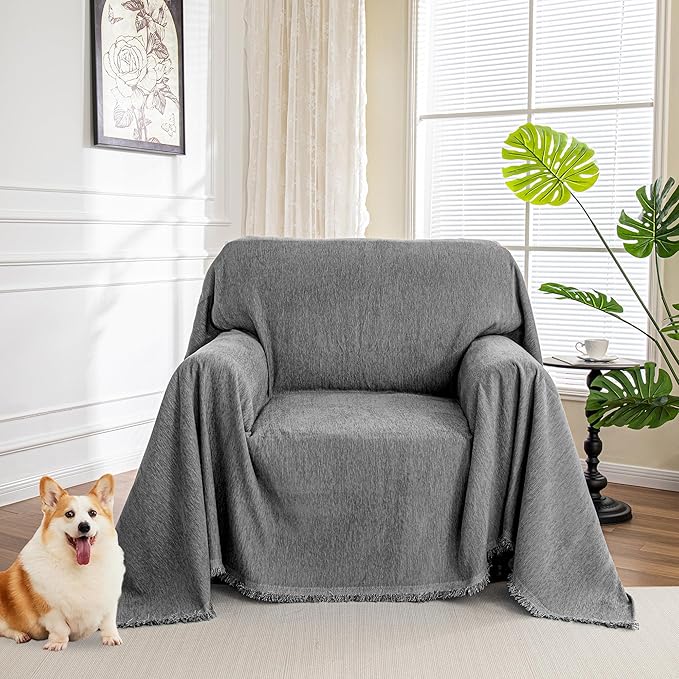 MYSKY HOME Chair Couch Covers Sectional Couch Covers by MYSKYHOME