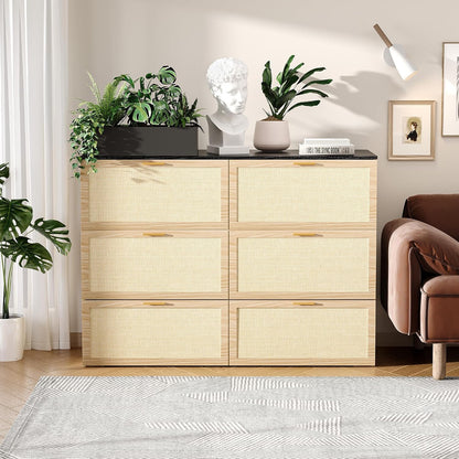 vingli full size rattan murphy bed with storage, view 9