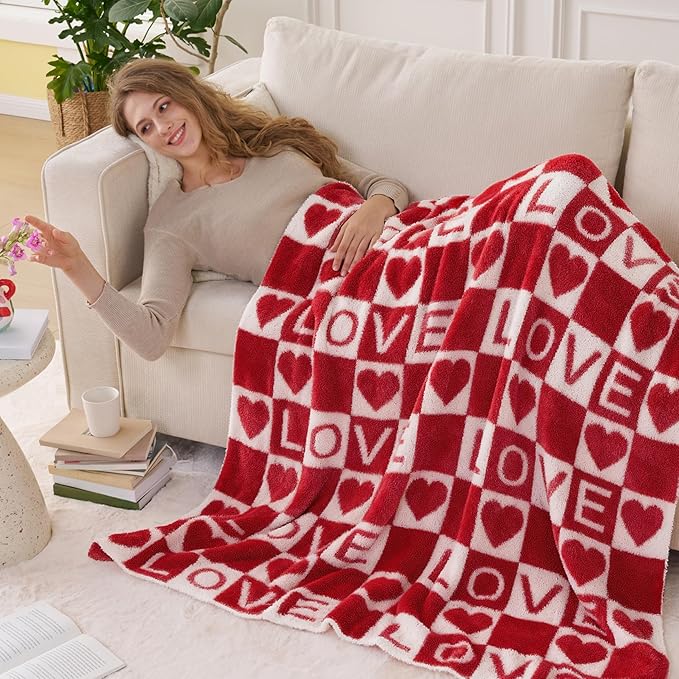 Joiedomi Throw Blanket for Couch Bed Sofa, Knitted Blankets Gifts for - Image 3