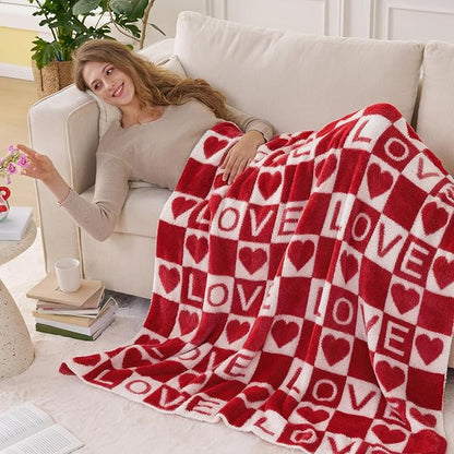 Joiedomi Throw Blanket for Couch Bed Sofa, Knitted Blankets Gifts for - Image 3