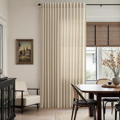 Nanspring Rustic Farmhouse Linen Curtains - Image 6