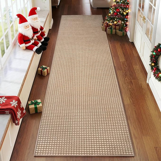 Boho 2x8 ft Runners for Hallways Extra Long Woven Washable Kitchen Runner Mat by YDKGL