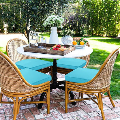 Outdoor Chair Cushions Set of 4 Waterproof Patio Chair Cushions - Image 7