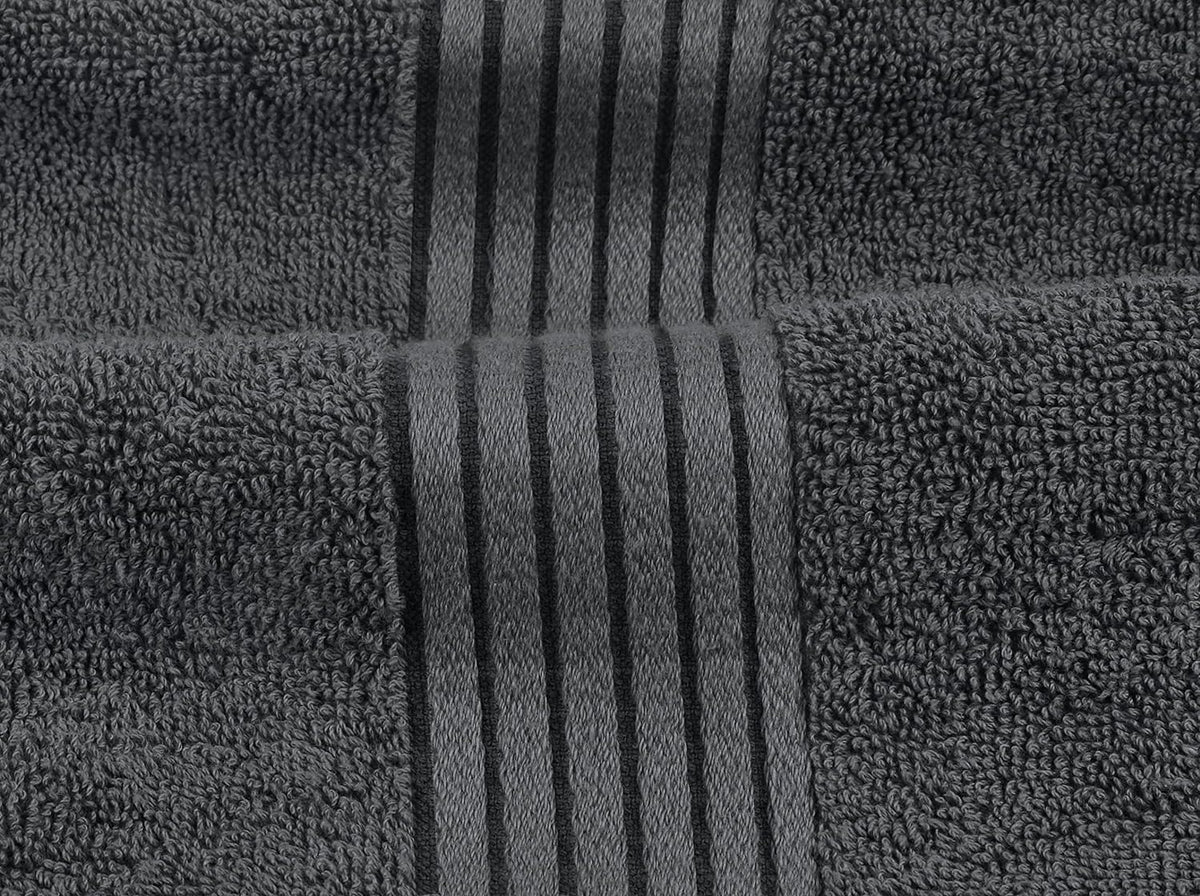 utopia towels 8 piece premium towel set, 2, close-up detail