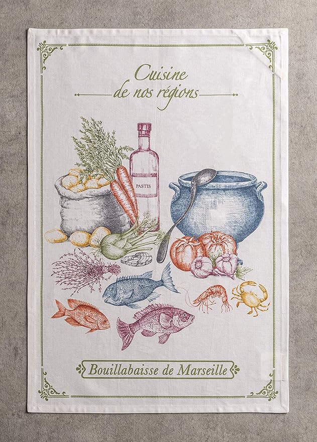 Maison d' Hermine Kitchen Towels Set of 3 100% Cotton 27.50" x 20" Reusable - Image 3