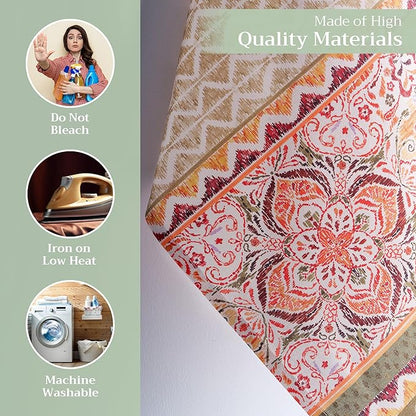 Maison d' Hermine Kitchen Towels Set of 3 100% Cotton 20" x 27.5" Reusable - Image 3