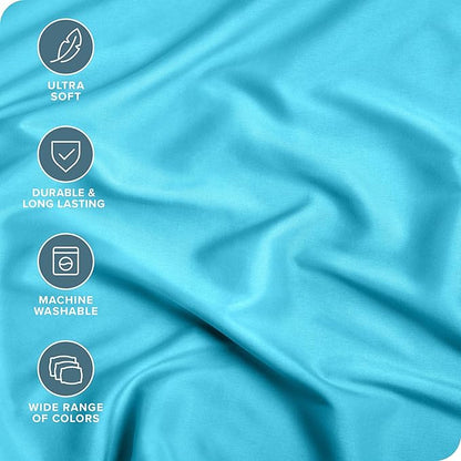 Bare Home 2-Pack Fitted Bottom Sheets Split King - Image 2