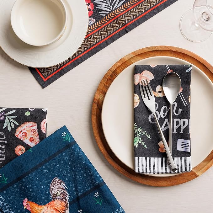 Maison d' Hermine Cloth Napkins Set of 4 100% Cotton Soft & Durable Everyday - Image 9