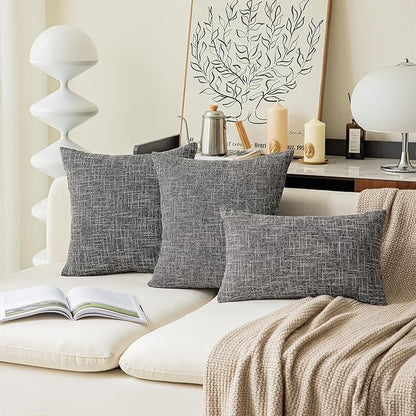 Kevin Textile Soft Faux Linen Square Decorative Cushion Cover Pillowcase - Image 8