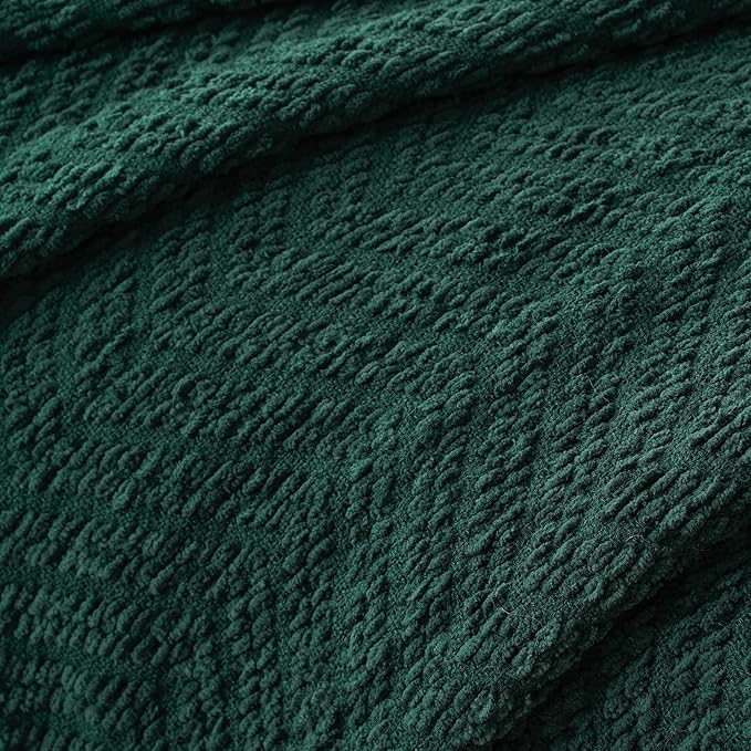BATTILO HOME Forest Green Throw Blanket - Image 6