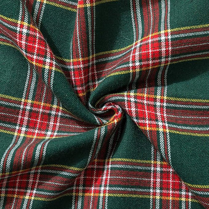AQOTHES Pack of 2 Christmas Plaid Decorative Throw Pillow Covers Scottish - Image 7