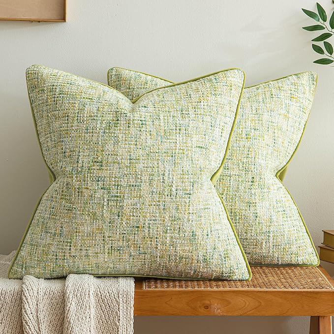 a moment Green Reversible Pillow Covers 2 Pack by amoment