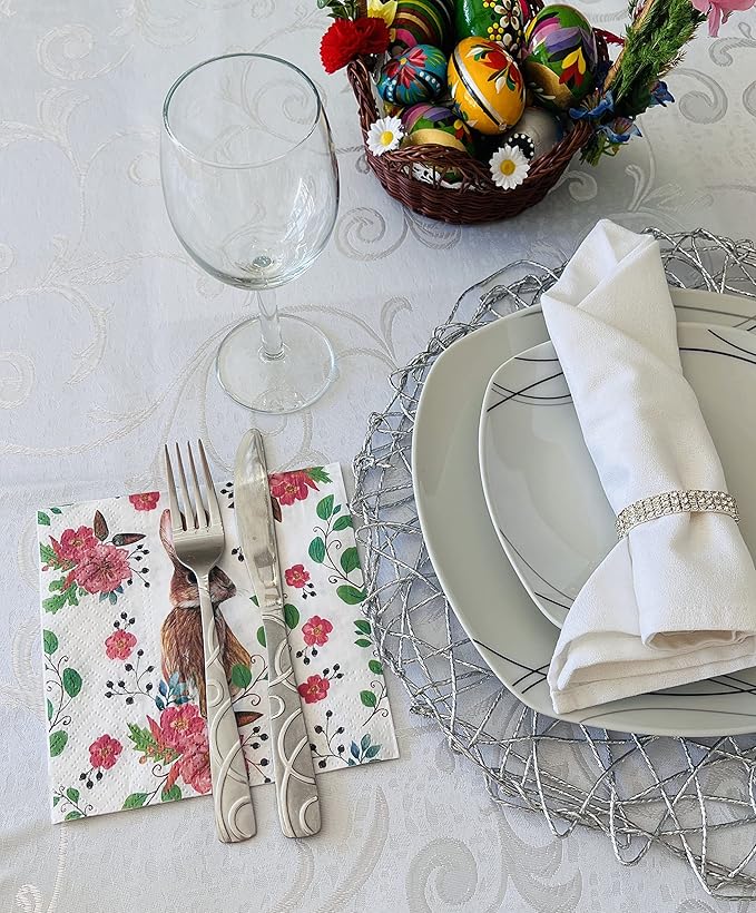AM Decor Easter Luncheon Paper Napkins 20-Count Dinner Paper Napkins - Image 4
