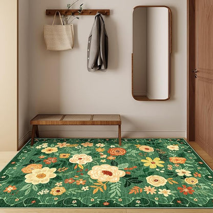 DUKINO 3x5 Area Rug, Floral Rugs - Image 7