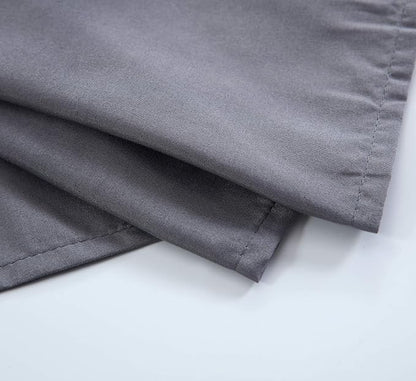 MEILA Wrap Around Bed Skirt Three Fabric Sides Elastic Dust Ruffled 24 Inch - Image 6