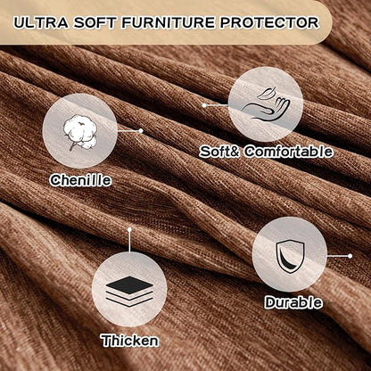 MYSKY HOME Sectional Slipcover Furniture Protector, Couch Cover - Image 5