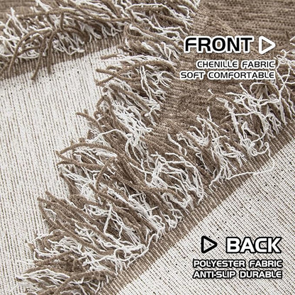 MEETSKY Couch Cover Washable for Dogs Sectional Couch Covers Chenille Sofa - Image 4