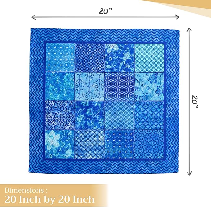 Maison d' Hermine Cloth Napkins Set of 4 100% Cotton Everyday Reusable Square - Image 4