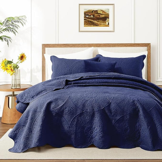 IR Imperial Rooms King Quilt Bedding Set Size + 2 Pillow Shams by IRImperialRooms