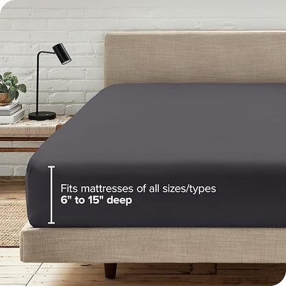 Bare Home Fitted Bottom Sheet Twin XL Size - Image 6