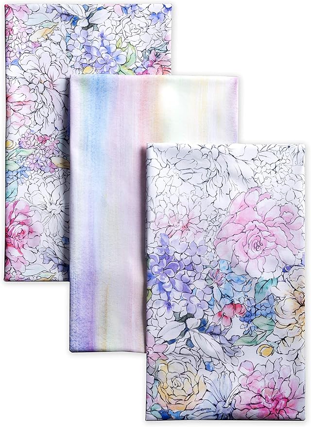 Maison d' Hermine Kitchen Towels Set of 3 100% Cotton 27.50" x 20" Reusable by MaisondHermine