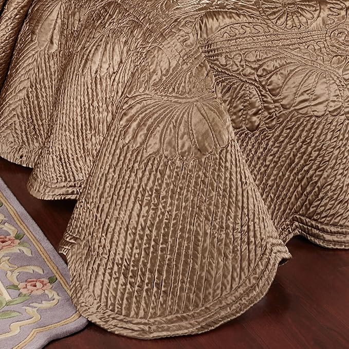 Touch of Class Portia Luxury Bedding | Rich Smoky Topaz | Premier Quilted - Image 4