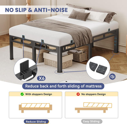 20 inch king size bed frame,double layer heavy, package contents