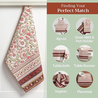 Maison d' Hermine Kitchen Towels Set of 3 100% Cotton 20" x 27.5" Reusable - Image 6