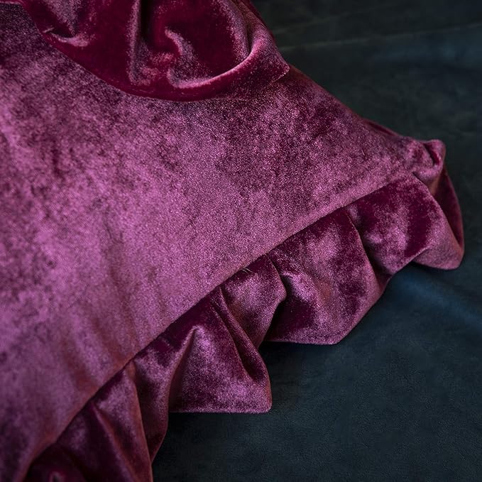 Velvet Throw Pillow Cover Soft Decorative Luxurious Solid Square Cushion Case - Image 5