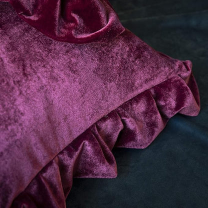 Velvet Throw Pillow Cover Soft Decorative Luxurious Solid Square Cushion Case - Image 5