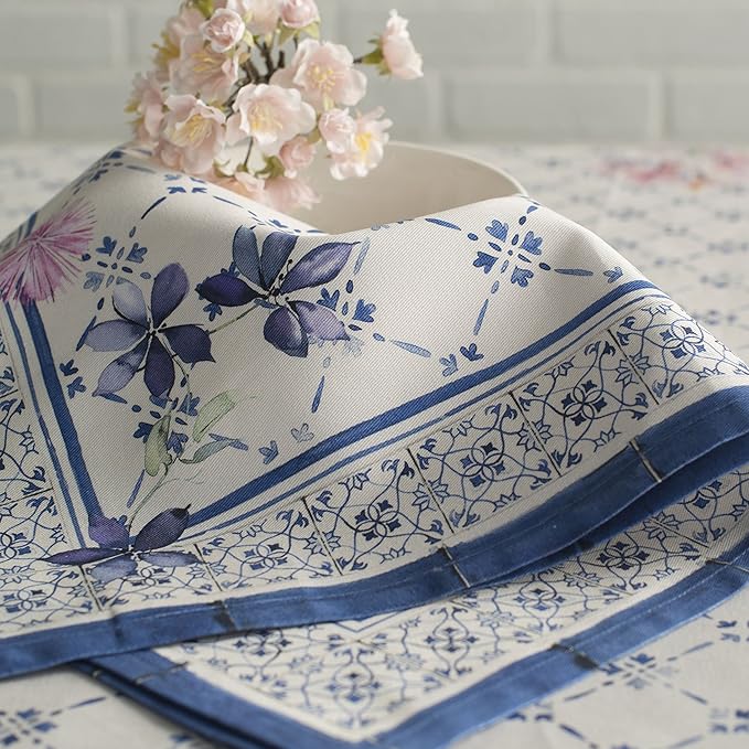 Maison d' Hermine Cloth Napkins Set of 4 100% Cotton Everyday Reusable Square - Image 8