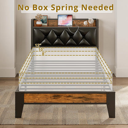 anctor twin xl bed frames, storage headboard with, package contents