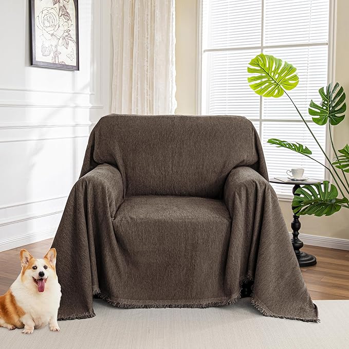 MYSKY HOME Oversized Armchair Couch Cover by MYSKYHOME