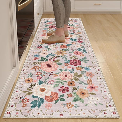 DUKINO Runner Rug, 2.6x8 Kitchen Runner Rug by DUKINO